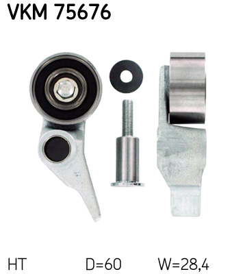 Rola intinzator curea distributie SKF VKM75676